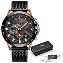 Load image into Gallery viewer, LIGE Men Watches