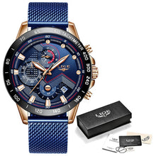Load image into Gallery viewer, LIGE Men Watches